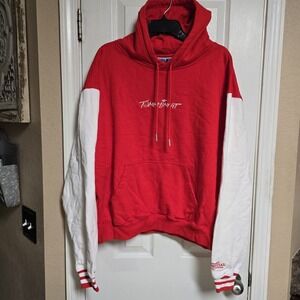 TommyInnit 21 Pogchamp Hoodie Red Sweatshirt Merch Dream YouTuber Minecraft XL